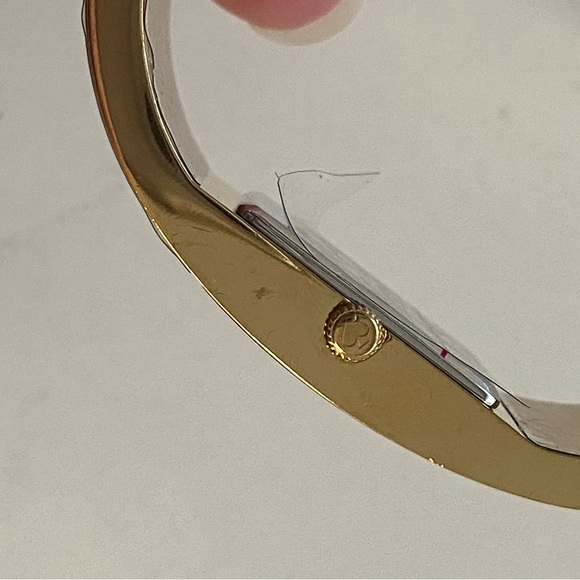 Kate Spade Pink Goldtone Bangle watch, new condition, Live Colorfully - Picture 9 of 10